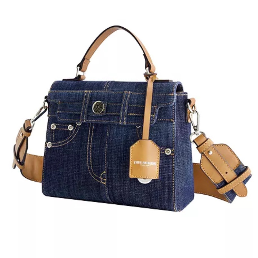 True Religion Jean Pocket Mini Flap